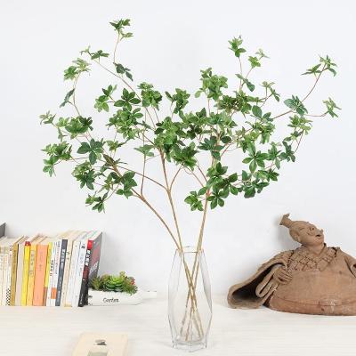 China Sustainable& Eco-friendly& Gift/Decor Plant Decor Seasonal Wholesale Indoor Flower Arrangement Photo Props High End Artificial Simulation Green Plant Bell Hanging Leaves for sale