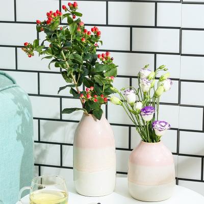 China exquisite & Nordic simple large vase durable home hydroponic home flower vase decorative rose ornaments for sale