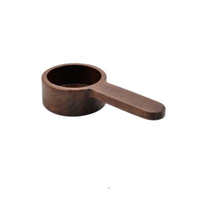 China Good Quality Disposable Natural Multi-use Black Walnut Household Thick Wooden Teaspoon for sale