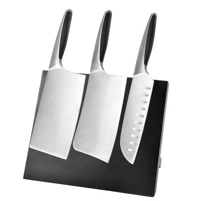 China Amazon disposable custom hot kitchen knife set with 3 knives and a knife holder for sale