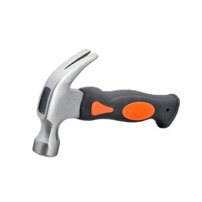 China Nail Hammer 8oz Portable Small Hammer Multifunctional Forging Claw Hammer Mini With Plastic-Coated Handle for sale