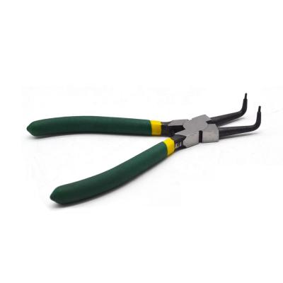 China Wholesale Carbon Steel 45 MULTI FUNCTIONAL Type 7 Inch External Snap Ring Leaning Nose Pliers for sale