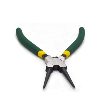 China China MULTI FUNCTIONAL Manufacturers Wholesale Carbon Steel 45 7 Inch Long Type Snap Ring Internal Circlip Nose Pliers for sale