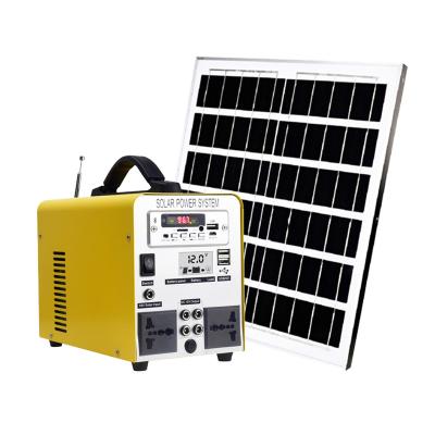 China The CE Rohs of E.N. Home T.O Zhongshan Factory Approved Good Quality 12V 24V USB Port Output Solar Storage Off Grid Portable Home Solar Power for sale