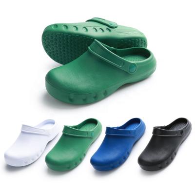 China Breathable Factory Direct Unisex Non-slip Chef Shoes Vegetable Garden Sandals Oil And Waterproof Eva Slipper for sale