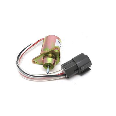 China Excavator Stop Solenoid 1503ES-12S5SUC12S Excavator Stop Solenoid 12V Power Off Solenoid 119233-77932 for sale