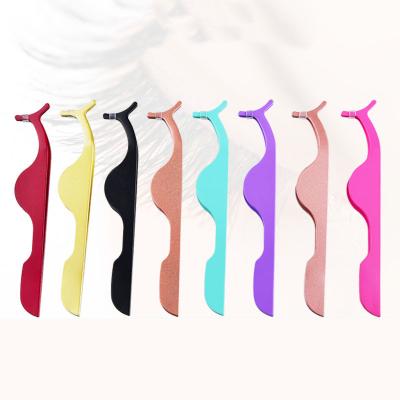 China Hot Selling Eyelash Makeup Work Products Lashes 3d Mink Eyelash Extension Tweezers Factory Custom Tweezers Set for sale