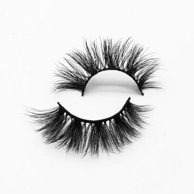 China Lite 3D Mink Eyelashes Vendor 5D Mink Strip Lashes with custom eyelash packaging cruelty free eyelashes for sale