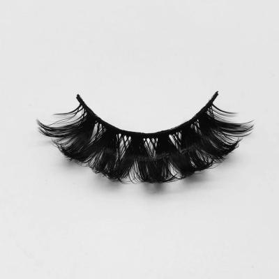 China Lite 2022 Fashion OEM Synthetic Fiber Material Lashes 15mm Handmade Faux 3d Fiber Eyelashes for sale