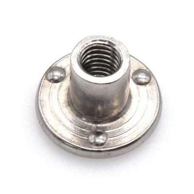 China Stainless Steel Base Stainless Steel Round Tee Weld Nut for sale