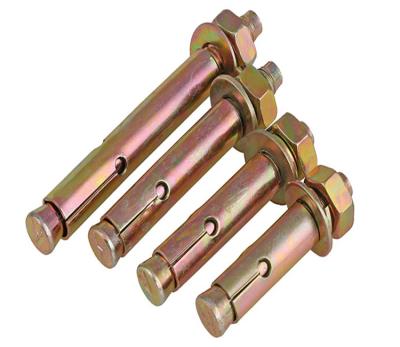 China Fasteners Manufacturers Carbon Steel Anchor Bolt Wedge Anchor Steel Expansion Bolt / Through Bolt for sale