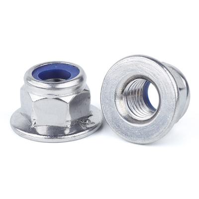 China Heavy Industry Stainless Steel Nylon Insert Hex Flange Locknut DIN6926 for sale