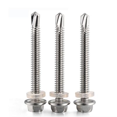 China HEX Hardware Fasteners DIN7504 Stainless Steel Hex Head Self Drilling Screws for sale