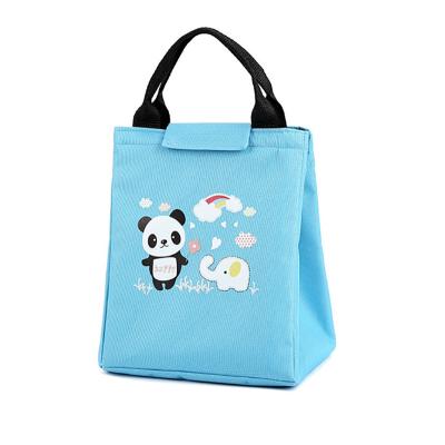 China Cute Waterproof Beach School Picnic Cartoon Women Children Aluminum Foil Students Lunch Bag Insulated Lunch Tote Box For Kids for sale