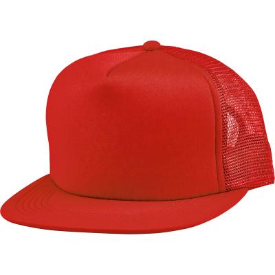 China JOINT gorra mesh trucker hats Snapback 5 panel flat brim hats custom wholesale for sale