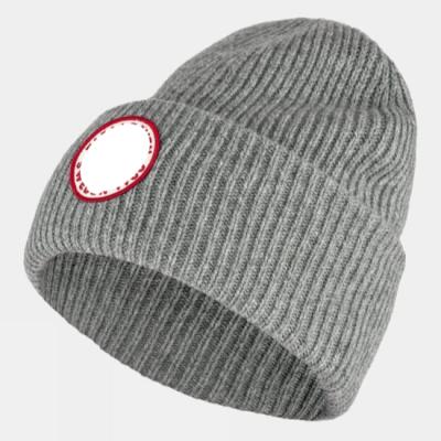 China JOINT High Quality Custom Knit Hat Beanie With Woven Label Patch for sale