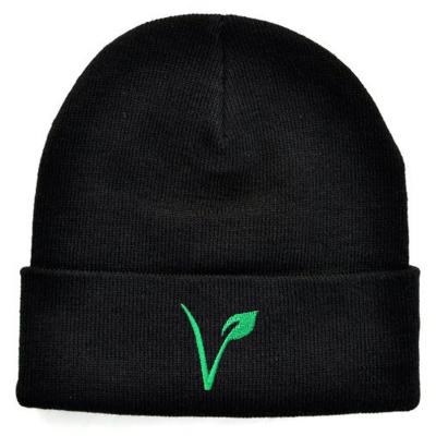 China Custom Logo Oversized Warm White Plain Winter Men's Black Beanie Hats Wholesale for sale