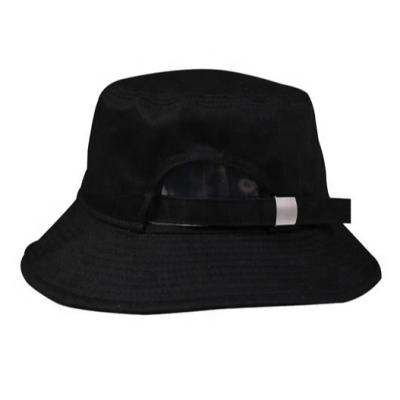 China Custom Made Solid Color Mens Street Style Adjustable Strap Breathable Bucket Hats With Logos for sale