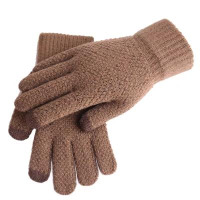 China Winter Touch Screen Gloves Touch Screen Mobile Phone Gloves Unisex Gym Gloves Acrylic OEM Customized Logo Item Style Color Autumn Type Spring for sale