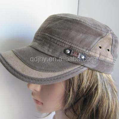 China Common Good Quality Denim Empty Winter Military Hat for sale