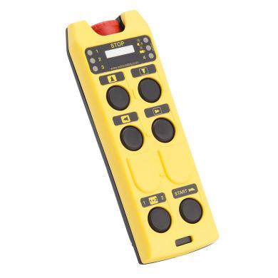 China A6 Construction Machinery Hand Held Button Remote Control With 6 Buttons For Construction Machinery for sale