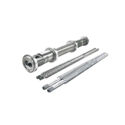 China Plastic & Hot Sale Rubber Machinery Parts Plastic Recycle Plastic Barrel Single Stage Screw And Parallel Screw Barrel for sale