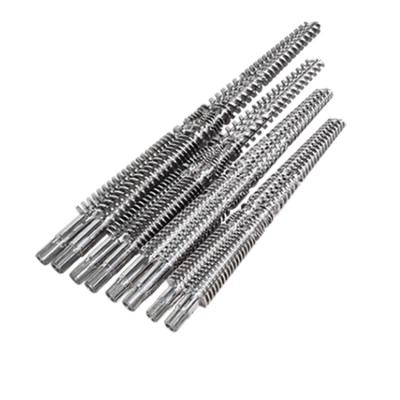 China Plastic Recycling Machine Lead Industry 80/156 Conical Extrusion Screw Barrel For Injection Machine for sale