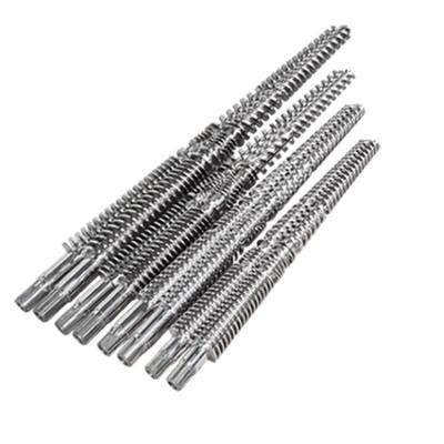 China High Quality Plastic Recycling Machine OEM 80 156 Conical Twin Screw Barrels Set For Plastic Recycling Machine for sale