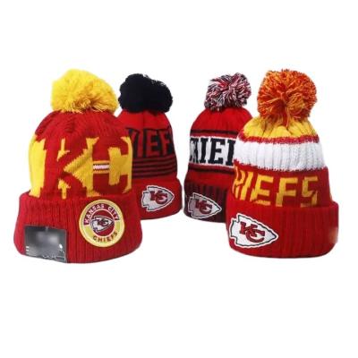 China breathable & KATY Men Women American Football Team Beanies NFL Winter Sports Waterproof Warm Hats for sale