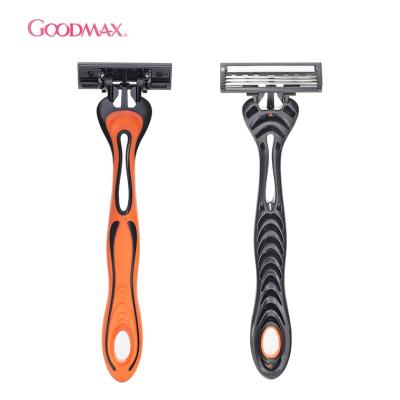 China Goodmax Competitive Hot Product Triple Blade Disposable 3 Blade Shaving Razors for sale