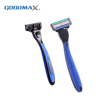 China New Goods Four-blade Bare Back Razor Safety Razor Men's Shaver Beard Four-blade Shaver for sale