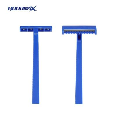 China Twin Edge High Quality Plastic Double Blade Safety Biodegradable Medical Grade Razor for sale