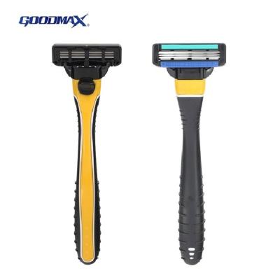 China Triple Blade Sell Good Men's Razors 3 Blade Stainless Shaving Safety Razor Reusable Men for sale