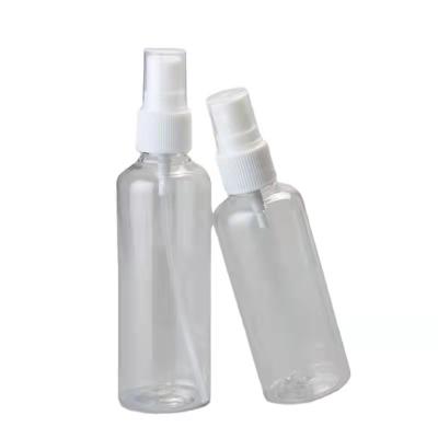 China Household products 2021 100ml high quality PET transparent bottle cosmetics in separate bottles for sale