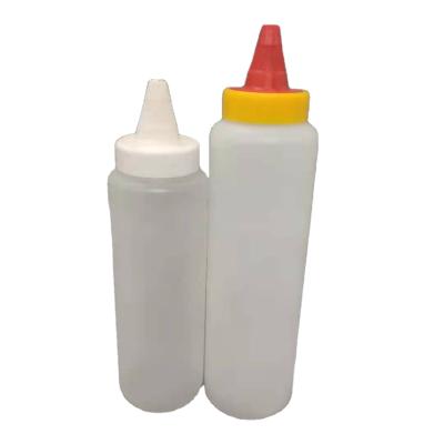 China Household Products Factory High Quality Pointed Transparent Bottle Squeeze Sauce Bottle Soft Squeeze Glue Bottle for sale