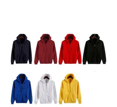 China High Quality Anti-wrinkle Unisex Hoodie With White Color 330Gsm Hoodies With Zipper for sale