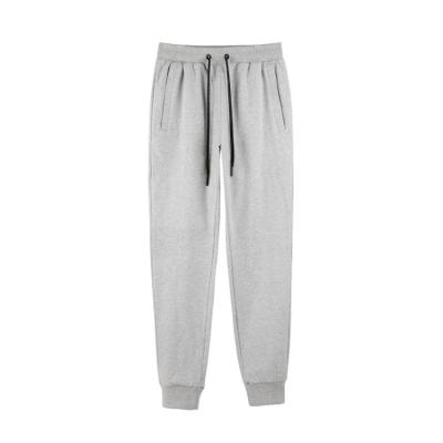 China Anti-wrinkle Mens Track Pants Polyester Sweatpants Slim Fit Comfortable White Joggers For Boyfriend. for sale