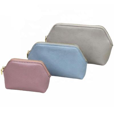 China Fashion Emie Custom Cosmetic Pouch Bag Waterproof Cosmetic Bags Small PU Travel For Women for sale