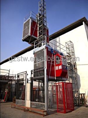 China VARIABLE FREQUENCY SC200/200G CONSTRUCTION ELEVATOR CONSTRUCTION CRANE 2*2000KG for sale