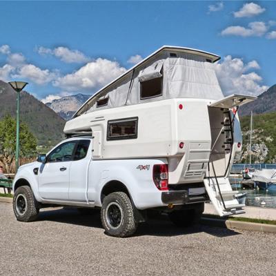 China 2021 Light Weight Ecocampor Discovery Expedition Pop Up Truck Camper With Shower For Sale for sale