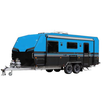 China 2019 New Recreation Kinlife Small Lightweight Aluminum Travel Trailer Frames Caravan for sale