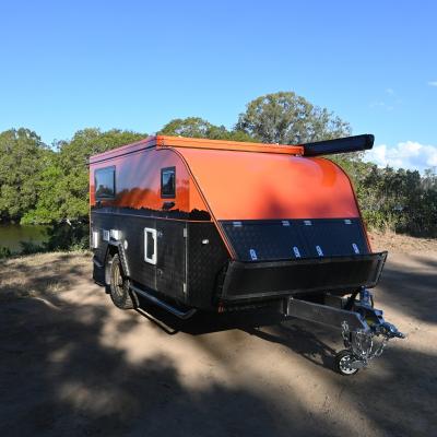 China Factory Hotsale Off Road Low Down Travel Trailer Hybrid Caravan Australian Standard For Sale for sale