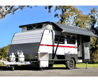 China Travel Trailer 16ft Off Road Australian Standards Pop Up Top Caravan With Next For Sale for sale