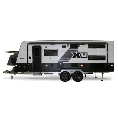 China 2021 OEM Off Road RV Camper Caravan Camping Toy Hauler With Expandable Living Space for sale