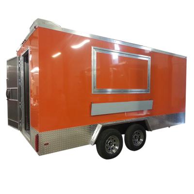 China Modern Outdoor Mobile Commercial Food Supply Trailer / Food Supply Truck Business for sale