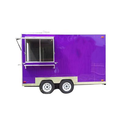 China Customized Concession Street Food Trailer Trucks Commercial Catering Customized Towable Mobile Double Axle For USA for sale