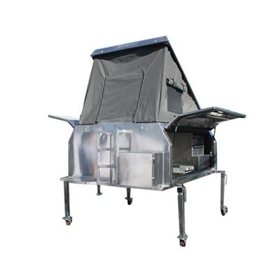 China Custom Double Cabin Travel Trailer Gullwing Ute Camper Canopy Tool Aluminum Boxes for sale