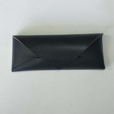 China Fashional Glass Case PU Leather Handmade Luxury Glass Case For Women for sale