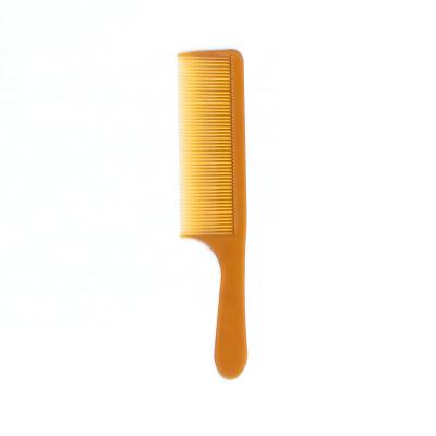 China For Home Professional Salon Hairdressing Use Comb Old-fashion Yellow Anti-Static Comb For Barber for sale