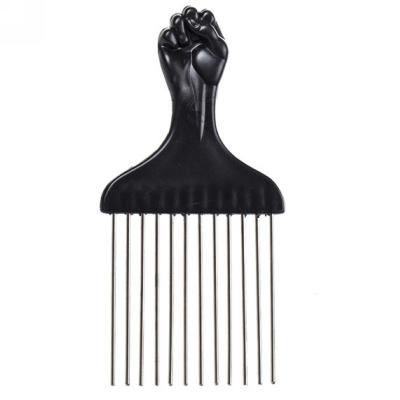 China For Afro Selection Vintage Tooth Fork Comb Hairdressing Tools Wholesale Cheap Wholesale Steel Needle Insert Wide Comb for sale